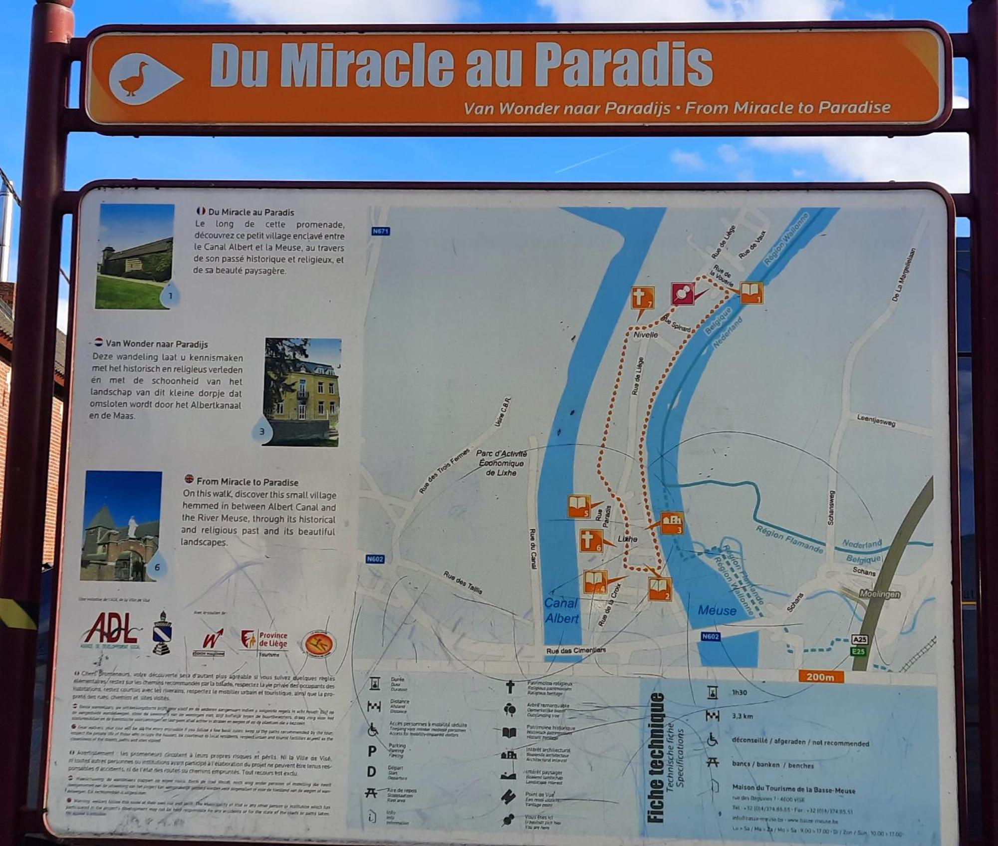 Entre Deux O A Lixhe,vise Belgique Vise